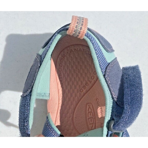 Keen Seacamp II CNX Youth Ocean Wave Big Girls Size 4 Waterproof Closed … - Picture 5 of 9